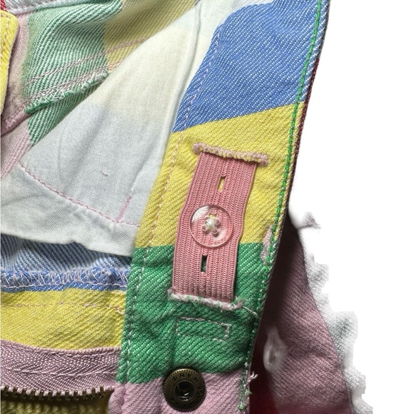 Mini Boden rainbow striped shorts size 8Y - Picture 4 of 4